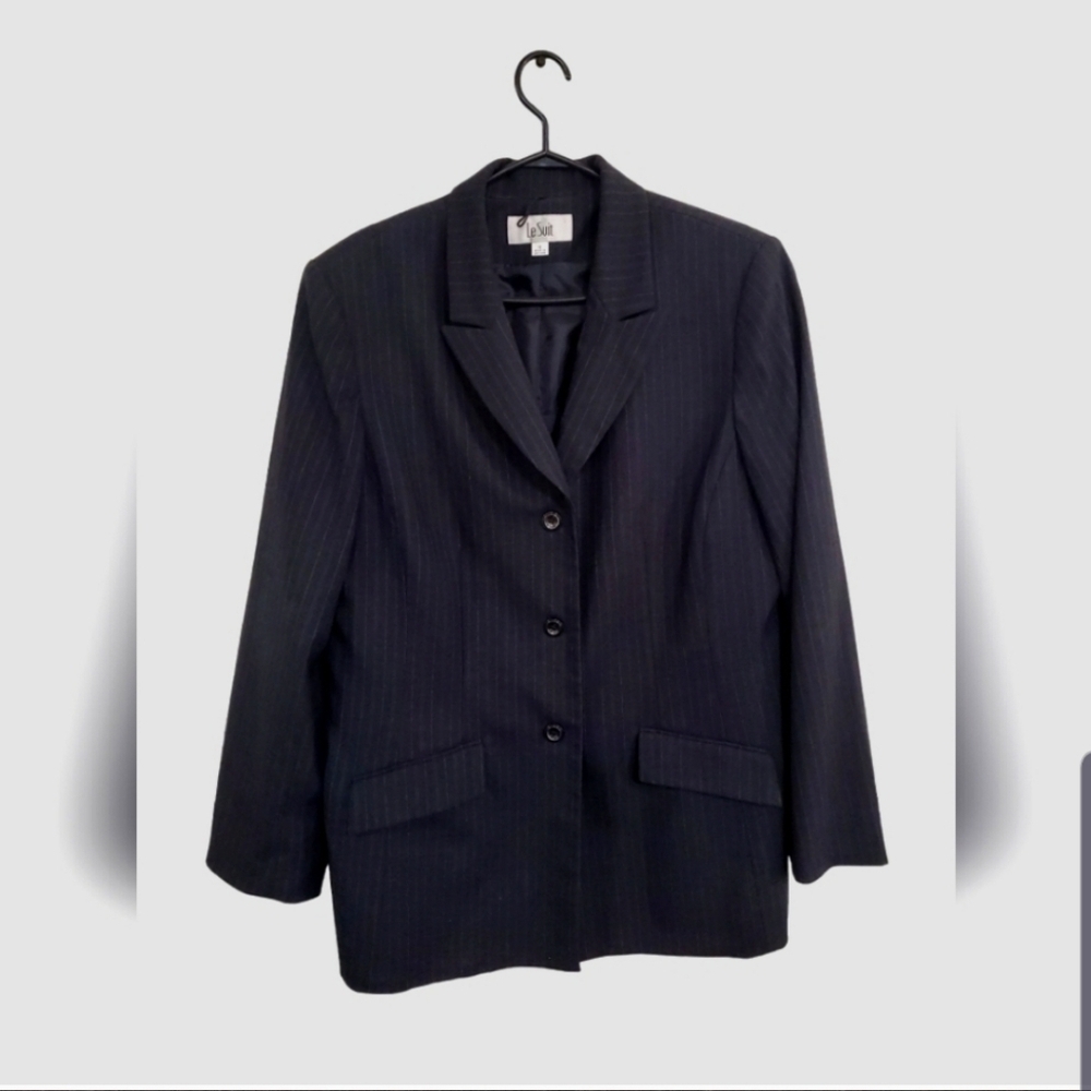Vintage Le Suit Plus Size Ladies Office Blazer Size 16